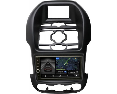 Ford Ranger III 2012-2015 с климат-контролем Canbox 5601-RP-11-314-230 на Android 10 (4G-SIM, 2/32, DSP, IPS) С крутилкой
