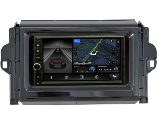 Toyota Fortuner II 2015-2022 Canbox 5601-RP-11-600-450 на Android 10 (4G-SIM, 2/32, DSP, IPS) С крутилкой