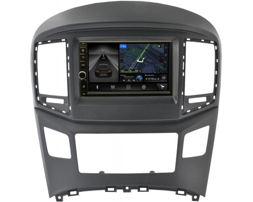 Hyundai H1 II, Grand Starex I 2015-2022 (черная) Canbox 5601-RP-11-604-282 на Android 10 (4G-SIM, 2/32, DSP, IPS) С крутилкой