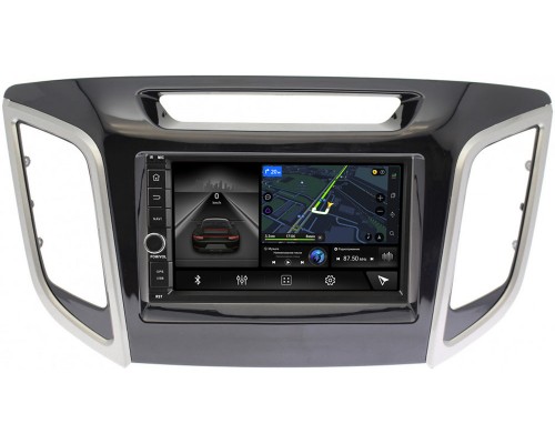 Hyundai Creta 2016-2021 (глянец) Canbox 5604-RP-11-657-287 на Android 10 (4G-SIM, 6/128, DSP, QLed) С крутилкой