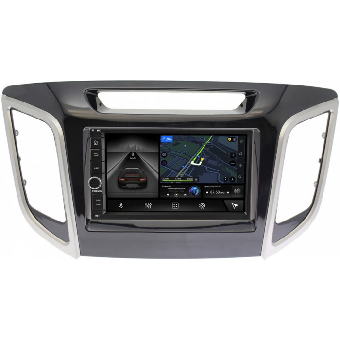 Купить штатную магнитолу Hyundai Creta 2016-2021 (глянец) Canbox 5604-RP-11-657-287 на Android 10 (4G-SIM, 6/128, DSP, QLed) С крутилкой