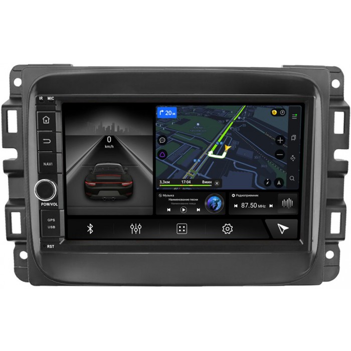 Магнитола в штатное место 2 din Dodge RAM IV (DS/DJ) 2013-2019 Canbox 5602-RP-11-684-217 на Android 10 (4G-SIM, 3/32, DSP, IPS) (173х98) С крутилкой