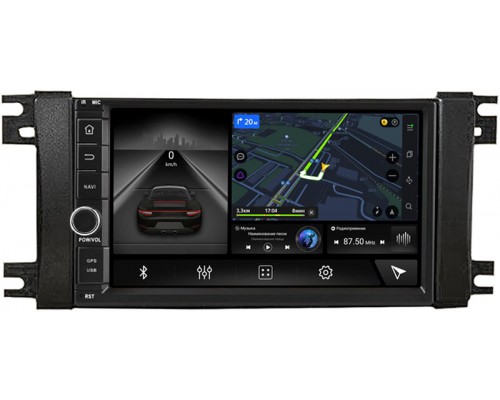 Jeep Cherokee, Commander, Compass Canbox 5601-RP-CRJE07-469 на Android 10 (4G-SIM, 2/32, DSP, IPS) С крутилкой