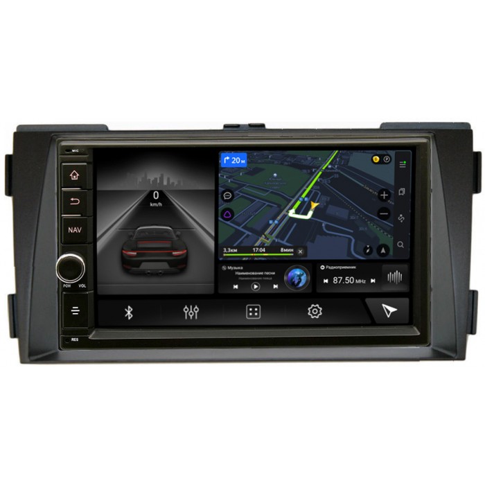 Магнитола в штатное место 2 din Hyundai Sonata V (NF) 2008-2010 Canbox 5601-RP-HDSNC-103 на Android 10 (4G-SIM, 2/32, DSP, IPS) С крутилкой