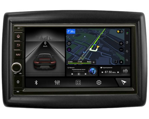 Renault Megane II 2002-2009 Canbox 5604-RP-RNMGC-122 на Android 10 (4G-SIM, 6/128, DSP, QLed) С крутилкой