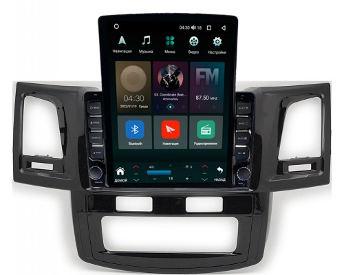 Toyota Hilux VII, Fortuner I 2005-2015 (с климат-контролем) Canbox H-Line 5612-9413 на Android 10 (4G-SIM, 4/64, DSP, QLed, Tesla)