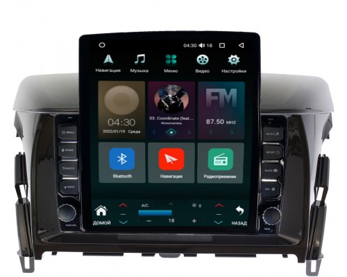 Mitsubishi Eclipse Cross (2017-2022) (глянец) Canbox H-Line 5612-9-089 на Android 10 (4G-SIM, 4/64, DSP, QLed, Tesla)