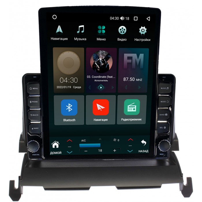 Штатная магнитола Canbox 5610-9-1169 для Dodge Journey I 2008-2011 на Android 10 (4G-SIM, 2/32, DSP, QLed, Tesla)