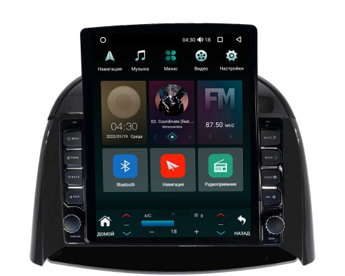 Renault Koleos I 2008-2016 Canbox 5610-9-1306 на Android 10 (4G-SIM, 2/32, DSP, QLed, Tesla)