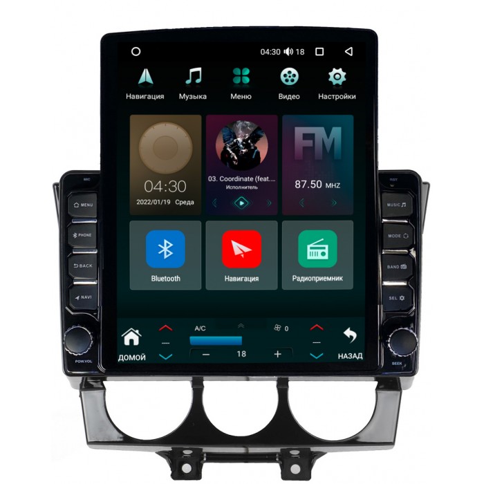 Штатная магнитола Canbox 5610-9-1311 для Mazda RX-8 2003-2008 на Android 10 (4G-SIM, 2/32, DSP, QLed, Tesla)