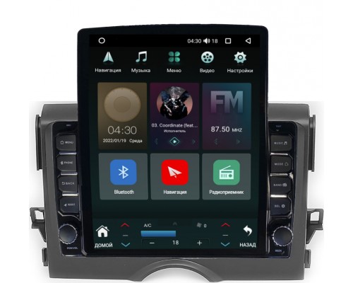 Toyota Mark X 2009-2019 Canbox H-Line 5612-9-168 на Android 10 (4G-SIM, 4/64, DSP, QLed, Tesla)