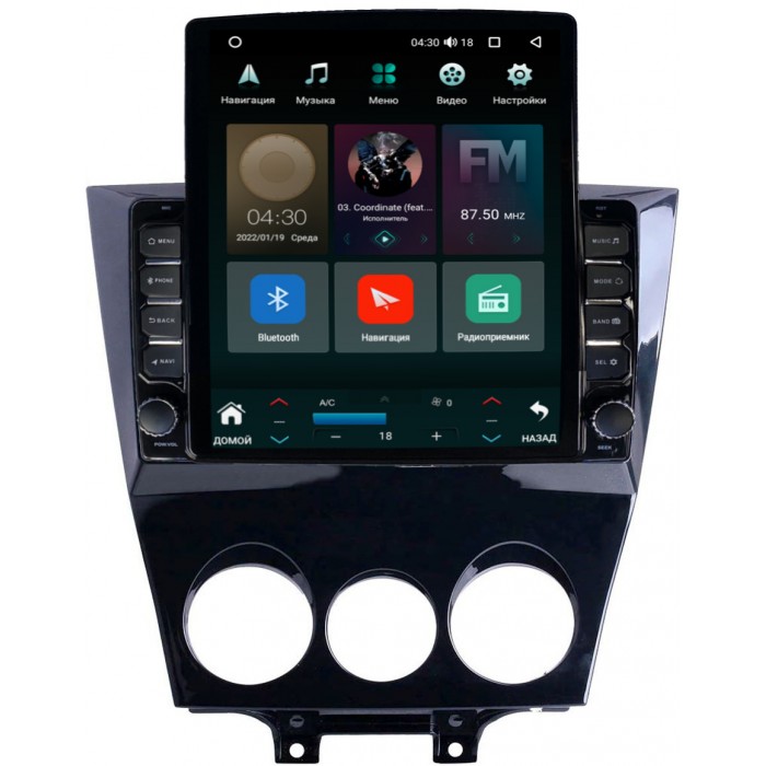 Штатная магнитола Canbox 5611-9-234 для Mazda RX-8 2008-2012 на Android 10 (4G-SIM, 3/32, DSP, QLed, Tesla)