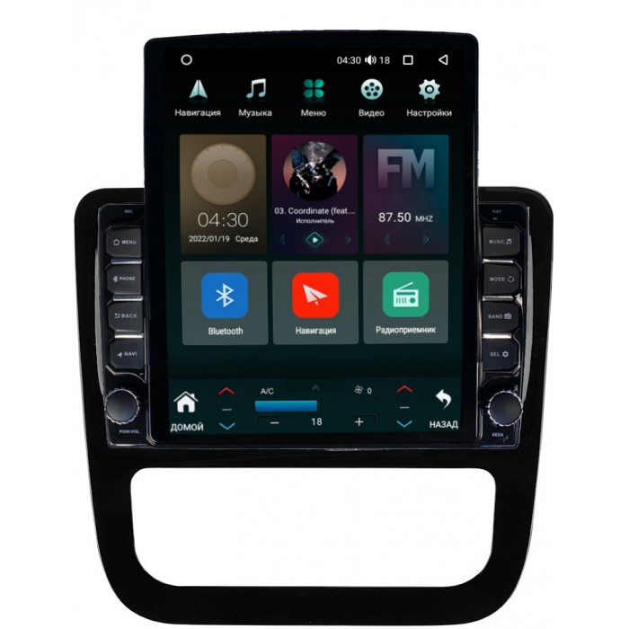 Штатная магнитола Volkswagen Scirocco 2009-2015 Canbox 5611-9-3213 на Android 10 (4G-SIM, 3/32, DSP, QLed, Tesla)