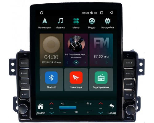 Opel Agila (2008-2014) Canbox 5610-9-370 на Android 10 (4G-SIM, 2/32, DSP, QLed, Tesla)