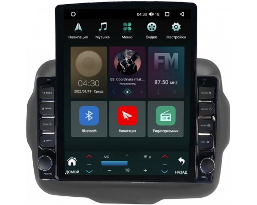 Jeep Renegade 2014-2022 Canbox 5610-9-629 на Android 10 (4G-SIM, 2/32, DSP, QLed, Tesla)