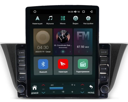 Iveco Daily (2014-2022) Canbox 5610-9-744 на Android 10 (4G-SIM, 2/32, DSP, QLed, Tesla)