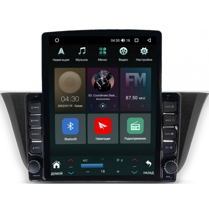 Штатная магнитола Iveco Daily (2014-2022) Canbox 5610-9-744 на Android 10 (4G-SIM, 2/32, DSP, QLed, Tesla)