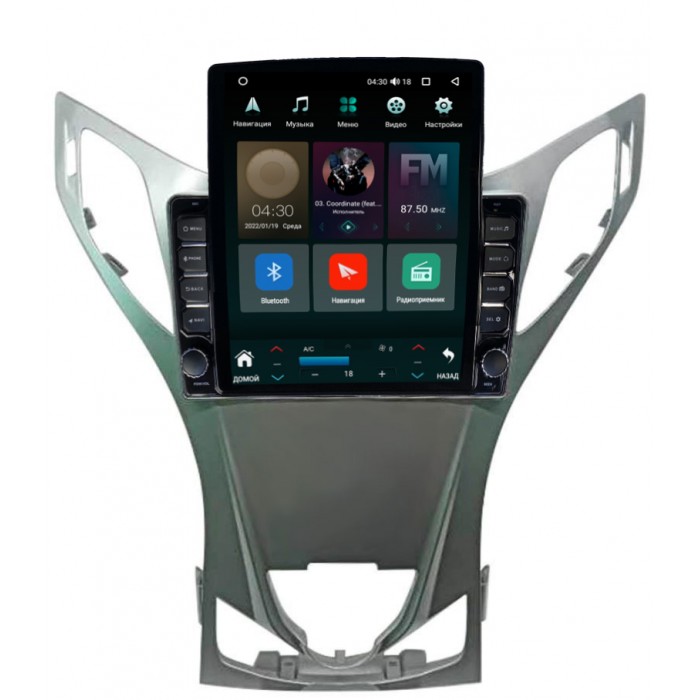 Штатная магнитола Canbox 5610-9-Grandeur5 для Hyundai Grandeur V 2011-2016 на Android 10 (4G-SIM, 2/32, DSP, QLed, Tesla)