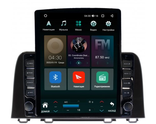 Honda CR-V V 2016-2022 Canbox 5610-9-HO099N (черная) на Android 10 (4G-SIM, 2/32, DSP, QLed, Tesla)
