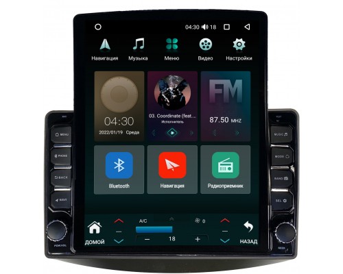 Mitsubishi Grandis 2003-2011 (для авто с климат-контролем) Canbox 5610-9-MI097N на Android 10 (4G-SIM, 2/32, DSP, QLed, Tesla)