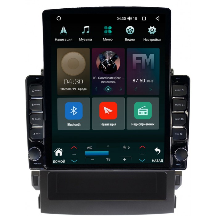 Штатная магнитола Canbox 5610-9-768 для Subaru Forester V, Impreza V, XV II 2017-2022 на Android 10 (4G-SIM, 2/32, DSP, QLed, Tesla)