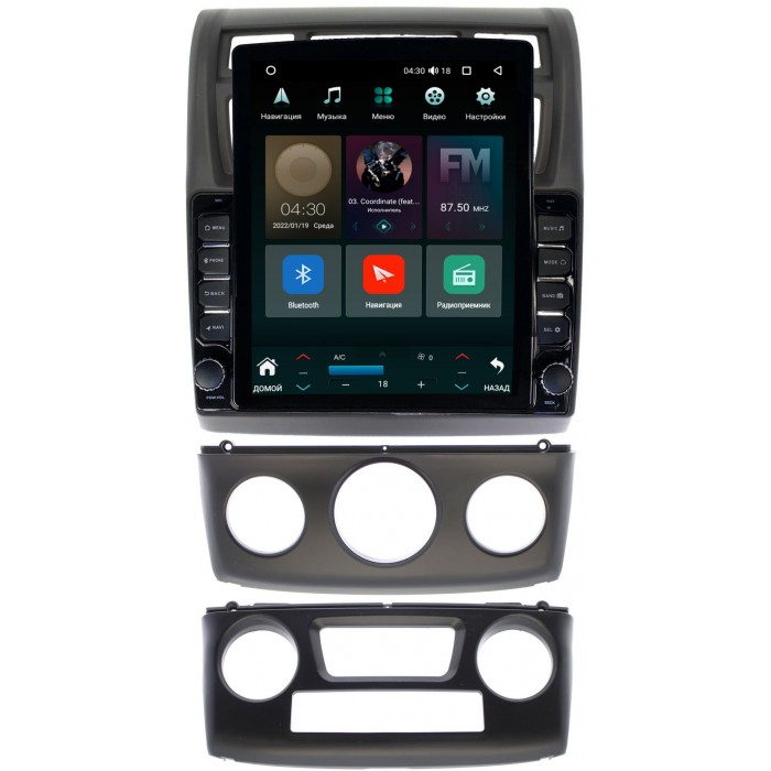 Штатная магнитола Kia Sportage II 2008-2010 Canbox 5610-9049 на Android 10 (4G-SIM, 2/32, DSP, QLed, Tesla)