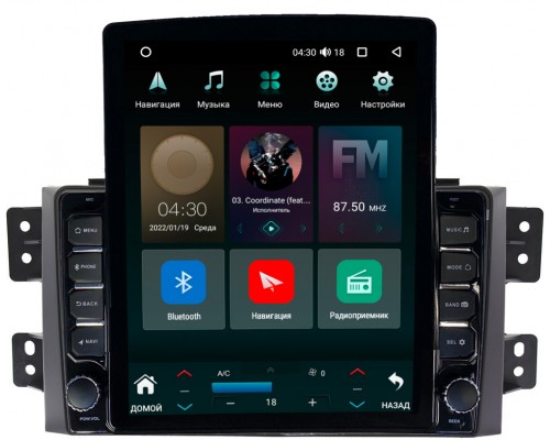 Kia Mohave I 2008-2018 Canbox 5610-9142 на Android 10 (4G-SIM, 2/32, DSP, QLed, Tesla)