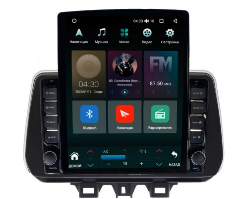 Hyundai Tucson III 2018-2020 Canbox 5610-9-9158 на Android 10 (4G-SIM, 2/32, DSP, QLed, Tesla)