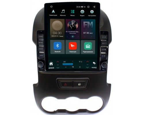 Ford Ranger III 2012-2015 Canbox 5610-9165 на Android 10 (4G-SIM, 2/32, DSP, QLed, Tesla)