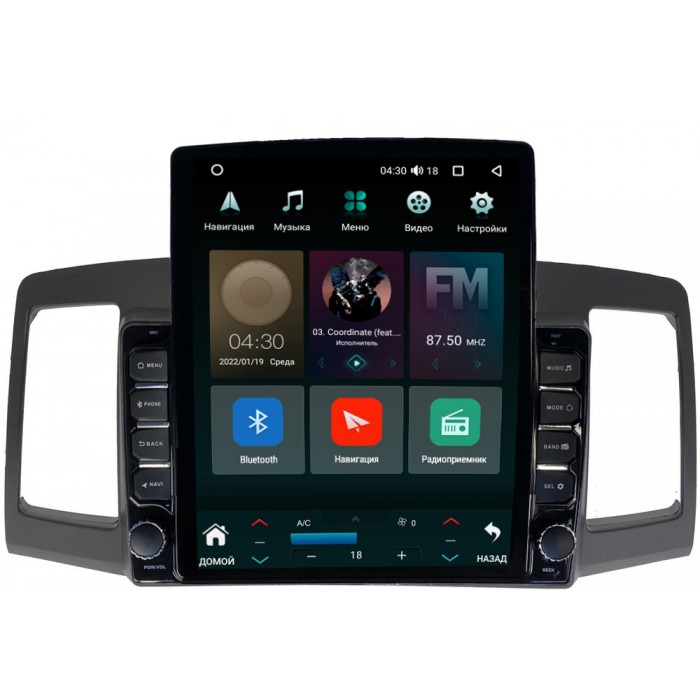 Штатная магнитола Toyota Allion, Premio (T24) (2001-2007) Canbox H-Line 5613-9172 на Android 10 (4G-SIM, 6/128, DSP, QLed, Tesla)