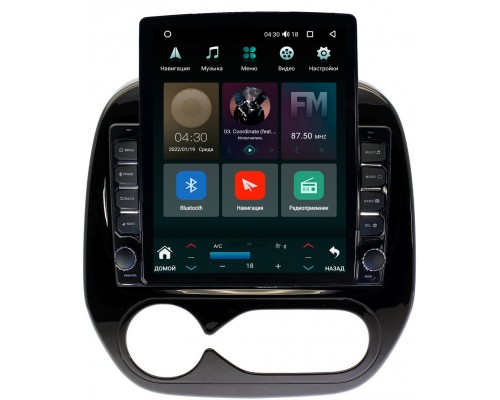 Renault Kaptur 2016-2021 (климат) Canbox 5610-9185 на Android 10 (4G-SIM, 2/32, DSP, QLed, Tesla)