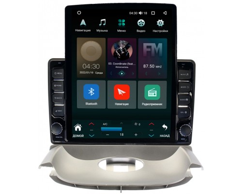 Peugeot 206 1998-2012 Canbox 5610-9196 на Android 10 (4G-SIM, 2/32, DSP, QLed, Tesla)