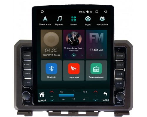 Suzuki Jimny IV 2018-2022 Canbox 5610-9216 на Android 10 (4G-SIM, 2/32, DSP, QLed, Tesla)