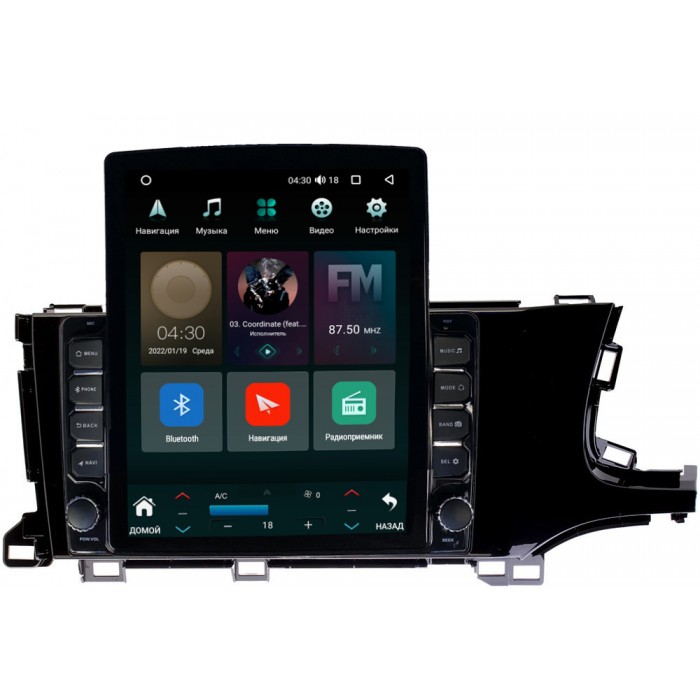 Штатная магнитола Canbox 5610-9232 для Honda Shuttle II 2015-2021 на Android 10 (4G-SIM, 2/32, DSP, QLed, Tesla)