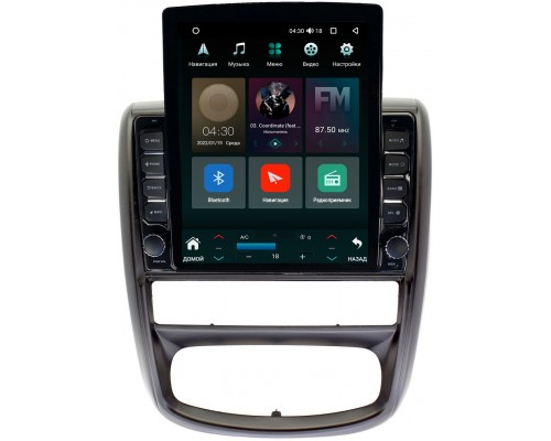 Renault Duster 2010-2015 Canbox 5610-9275 на Android 10 (4G-SIM, 2/32, DSP, QLed, Tesla)