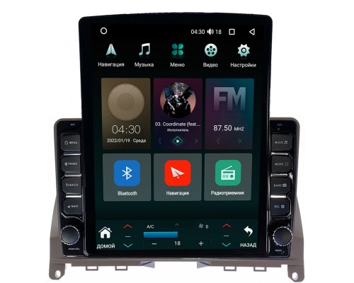 Mercedes-Benz C (w204) (2006-2011) Canbox 5610-9312 на Android 10 (4G-SIM, 2/32, DSP, QLed, Tesla)