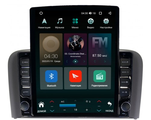 Volvo S80 I 1998-2006 Canbox 5611-9319 на Android 10 (4G-SIM, 3/32, DSP, QLed, Tesla)