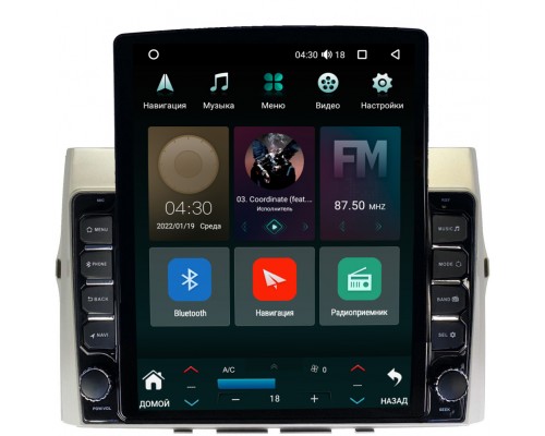 Toyota Corolla Verso (2004-2009) Canbox 5610-9325 на Android 10 (4G-SIM, 2/32, DSP, QLed, Tesla)