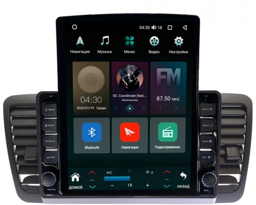 Subaru Legacy IV, Outback III 2003-2009 Canbox H-Line 5612-9351 на Android 10 (4G-SIM, 4/64, DSP, QLed, Tesla)