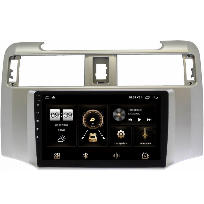 Штатная магнитола Canbox 4542-9380 для Toyota 4Runner V 2009-2022 на Android 10 (4G-SIM, 4/64, DSP, QLed)