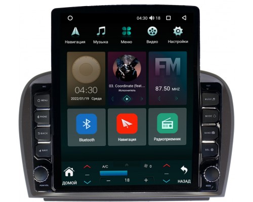 Mercedes SL-klasse V (R230) 2001-2011 Canbox 5610-9403 на Android 10 (4G-SIM, 2/32, DSP, QLed, Tesla)