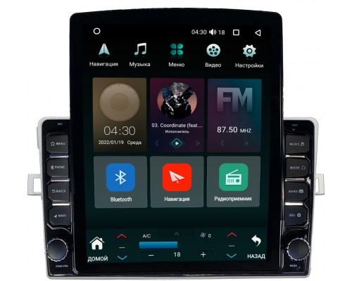 Toyota Verso 2009-2018 (для авто с климатом) Canbox 5610-9409 на Android 10 (4G-SIM, 2/32, DSP, QLed, Tesla)