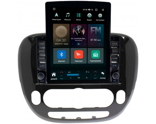 Kia Soul II 2013-2019 (без климат-контроля) Canbox M-Line 5610-9-157 на Android 10 (4G-SIM, 2/32, DSP, QLed, Tesla)
