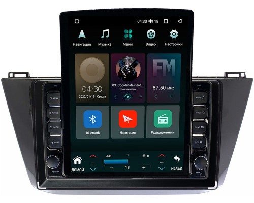 Volkswagen Tiguan 2016-2021 Canbox H-Line 5611-10-1122 на Android 10 (4G-SIM, 3/32, DSP, QLed, Tesla)