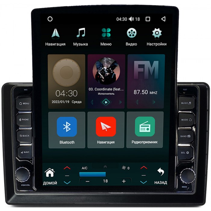 Штатная магнитола Dodge Avenger, Caliber, Grand Caravan, Challenger, Charger, Durango, Journey, Magnum, Nitro, RAM 4 Canbox H-Line 5611-10-1130 на Android 10 (4G-SIM, 3/32, DSP, QLed, Tesla)