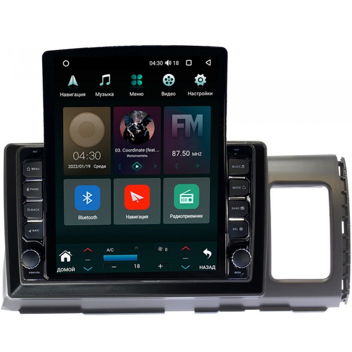 Штатная магнитола Toyota Wish 2003-2009 Canbox M-Line 5610-10-1141 на Android 10 (4G-SIM, 2/32, DSP, QLed, Tesla)