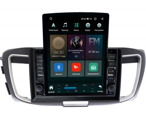 Honda Accord 9 (2012-2019) Canbox H-Line 5612-10-1151 на Android 10 (4G-SIM, 4/64, DSP, QLed, Tesla)