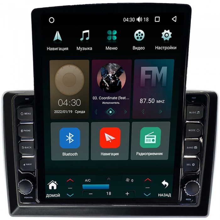 Штатная магнитола Daihatsu YRV (2000-2005) Canbox H-Line 5613-10-1186 на Android 10 (4G-SIM, 6/128, DSP, QLed, Tesla)