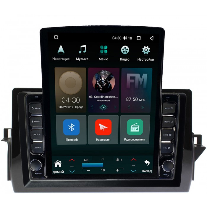 Штатная магнитола Toyota Camry V70 2021+ (правый руль) Canbox M-Line 5610-10-1219 на Android 10 (4G-SIM, 2/32, DSP, QLed, Tesla)