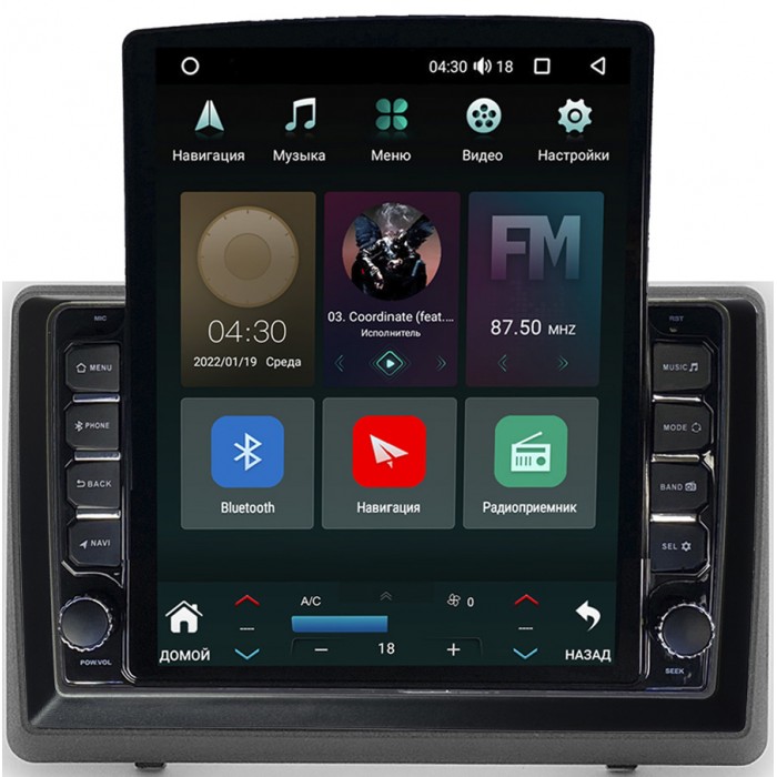 Штатная магнитола Opel Movano (2010-2020) Canbox M-Line 5610-10-1263 на Android 10 (4G-SIM, 2/32, DSP, QLed, Tesla)